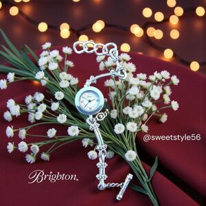 BRIGHTON "Los Cabo" Silver Link Toggle Watch NWOT!